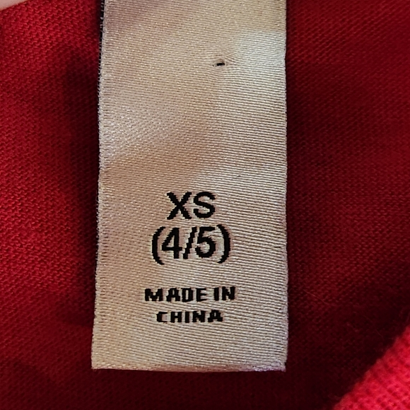 Mini Harajuku 20th anniversary T Shirt Size 4/5 Color Red - Picture 4 of 9